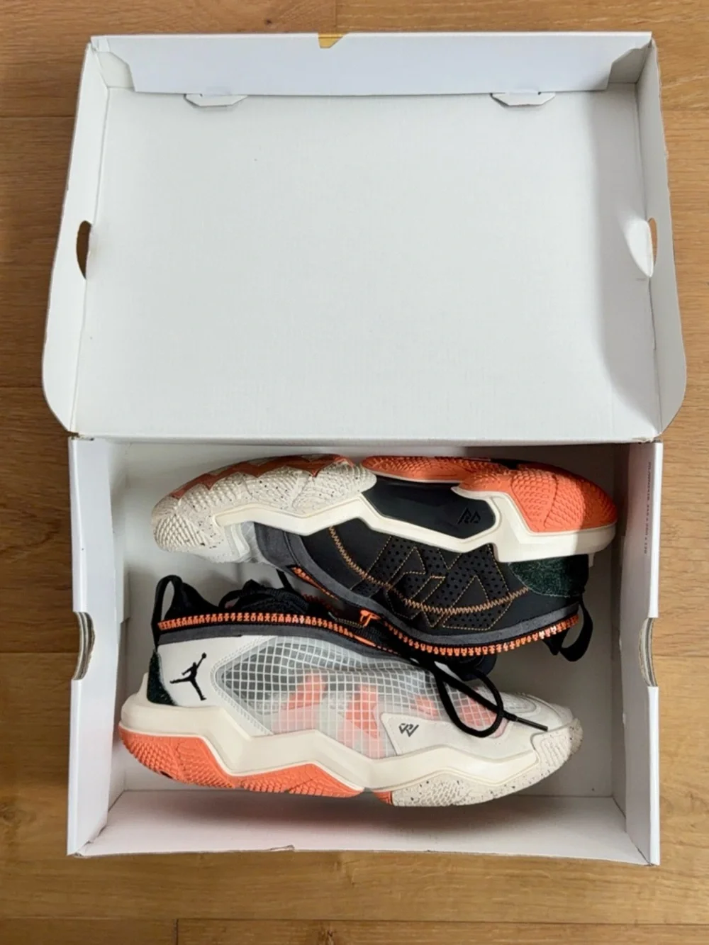 Jordan Why Not Zer0.6 Rattan Westbrook Phantom/White/Black/Orange Trance Men's 9